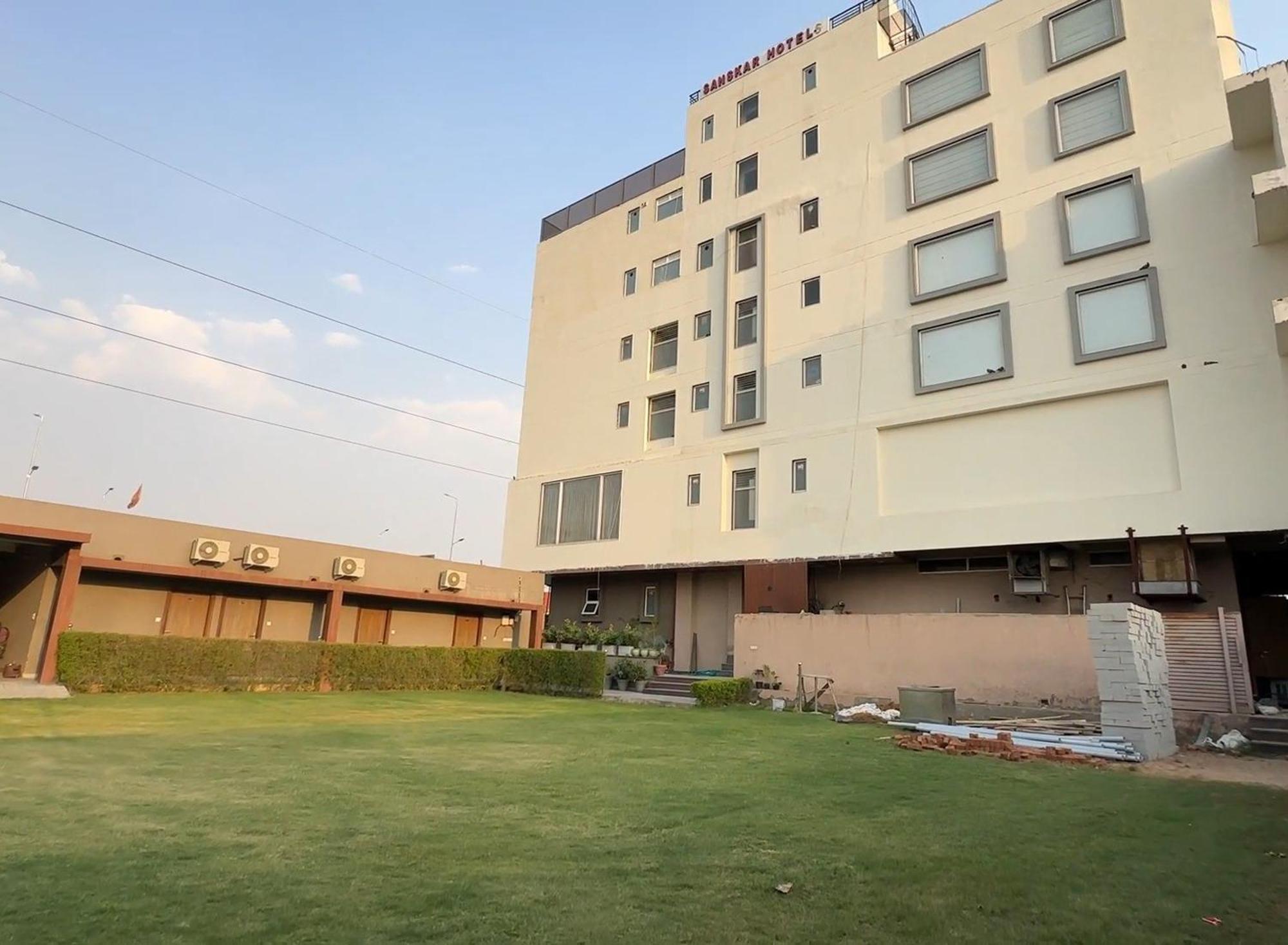 Hotel Sanskar Palace, Vaishali Nagar, Jaipur Eksteriør billede